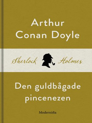 cover image of Den guldbågade pincenezen (En Sherlock Holmes-novell)